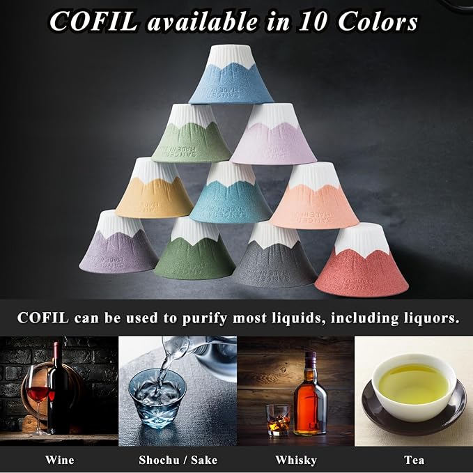 Ceramic Reusable Coffee Filter Dripper Paperless Sustinable Mt. Fuji Made in Japan (Orange)