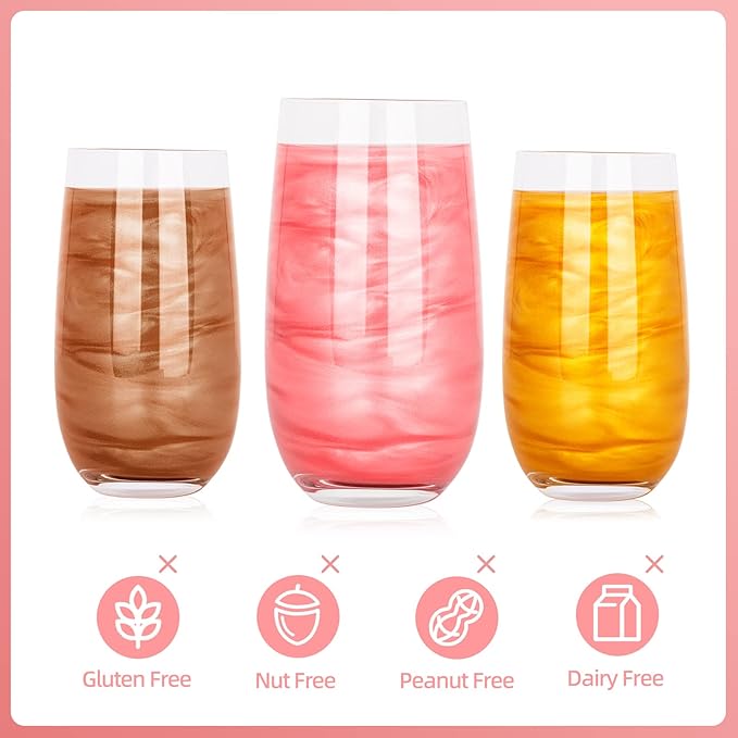 Edible Glitter Spray - 3/4oz Luster Dust Edible Food Grade Glitter Shimmer Dust Powder for Cocktails, Drinks, Cake Decorating - Metallic Food Coloring Powder for Wine, Candy, Cookie, Icing (Rose Gold)