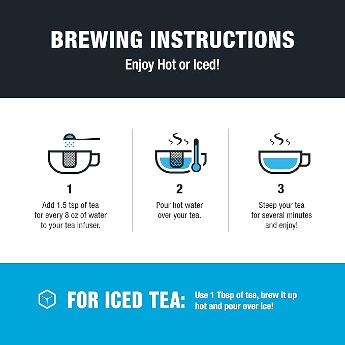 Tiesta Tea - Merry Cocoa Cherry Loose Leaf Tea, Chocolate Cherry Herbal Blend, Non-Caffeinated, Brew Hot or Iced, Makes up to 25 Cups, Resealable Bulk Pouch, 2 Ounce