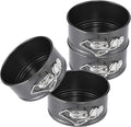Hiware 4-Inch Mini Springform Pan Set - 4 Piece Small Nonstick Cheesecake Pan for Mini Cheesecakes, Pizzas and Quiches
