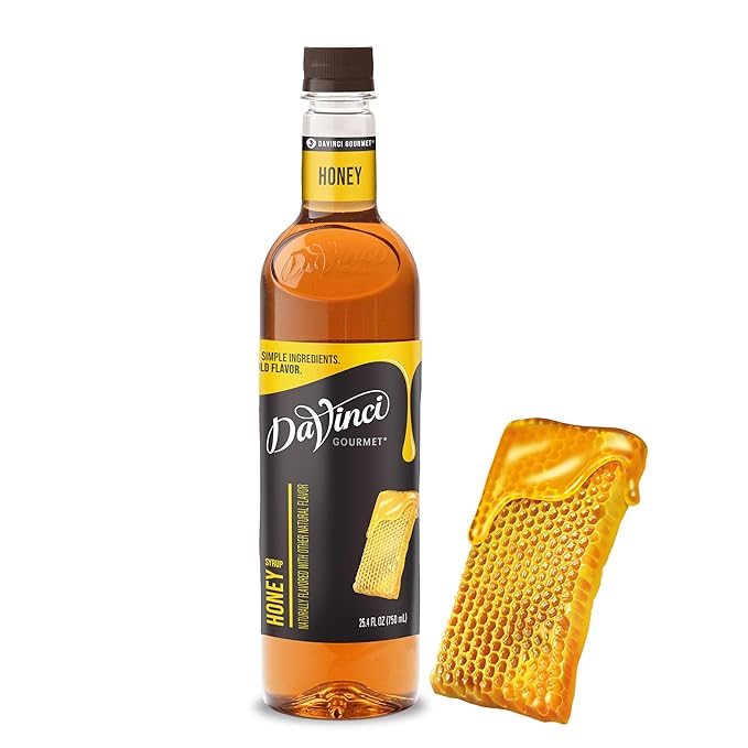 DaVinci Gourmet Honey Syrup, 25.4 Fluid Ounces (Pack of 1)