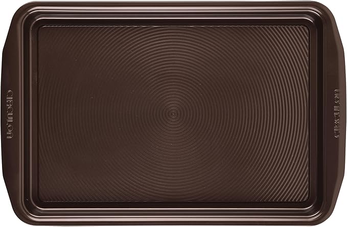Circulon Nonstick Bakeware Set with Nonstick Cookie Sheet / Baking Sheet and Cooling Rack - 2 Piece, Chocolate Brown