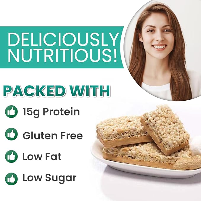 ProtiWise – Lemon Fluffy High Protein 15g Bar | 7/Box | Weight Loss, Diet, Keto Friendly, Hunger Control, Meal Replacement | Gluten Free, Low Fat, Low Sugar