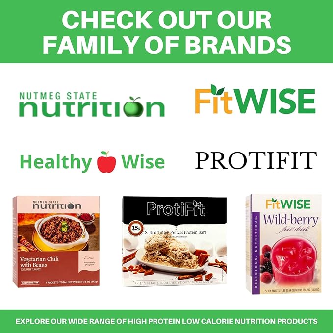 PROTIFIT - High Protein Pudding/Shake Mix, 15g Protein, Low Calorie, Low Fat, Low Carb, Aspartame Free, Idea Protein Compatible, Meal Replacement, 7 Servings Per Box (Caramel Caffe Latte)
