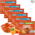 Simply Desserts Sugar-Free Orange Jel, 6-Pack – Vegan Dessert, Keto Snacks, Diabetic Friendly & Kosher, 1.7 Oz Ea