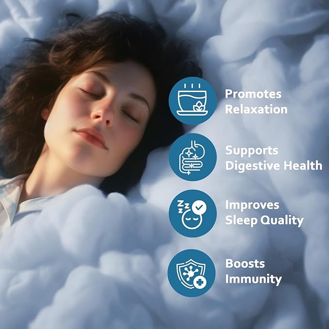 Life Plus Style Gourmet Sweet Dreams Calming Herbal Tea Organic Peppermint Natural Herbal Fennel Tea Caffeine Free Chamomile Tea Hot or Iced Soothing Blend Sleep Relax Supports Wellness 60 Tea Bags
