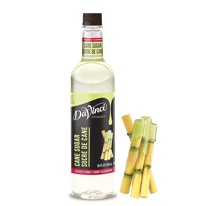 DaVinci Gourmet Classic Cane Sugar Syrup, 25.4 Fluid Ounces (Pack of 1)