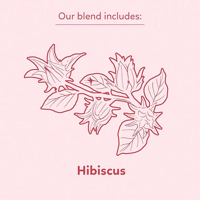 Indochine Blends Hibiscus Tea Bags | 100% Pure Hibiscus Flower | Sugar-Free, Caffeine-Free Herbal Tea | Double Chamber, Individually Wrapped Tea Bags| Rich in Natural Goodness and Flavor | 3.5 oz | 50 Tea Bags
