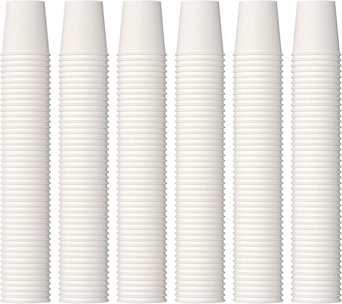 JOLLY PARTY 2 oz Paper Cups, 1440 Pack Small Bathroom Paper Cups, White Mouthwash Cups, Disposable Mini Espresso Cups, Paper Sampling Cup