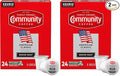Community Coffee American Classic 24 Count Coffee Pods, Medium Roast, Compatible with Keurig 2.0 K-Cup Brewers, 24 Count (Pack of 2)