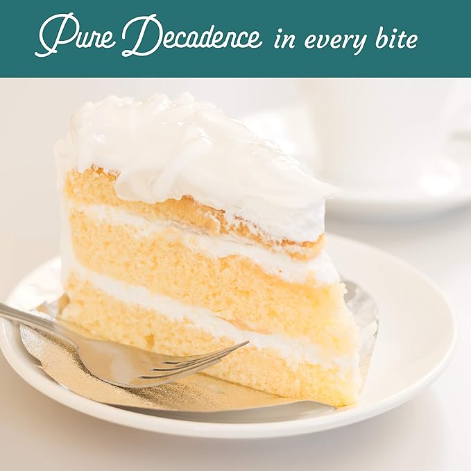 Sweet Logic Keto Baking Mix - Yellow Cake - Gluten-Free - Dairy Free - Diabetic-Friendly - High Protein - Allulose - Stevia - Low Sugar - Low Carb - Quick 20-Minute Prep (1-2G Net Carbs Per Serving)