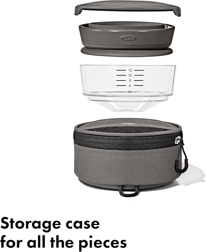 OXO Brew Collapsible Pour-Over Coffee Maker with Storage Case