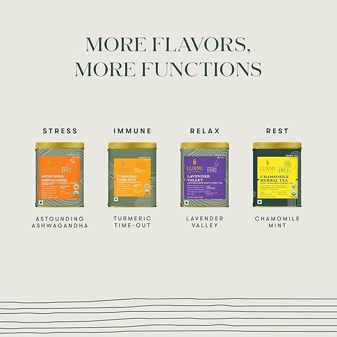 Luxmi Estates - Blue Hills - Organic CTC Assam Black Tea - Loose Leaf - 100g (50 Cups) | Jodhpur Blend - Rajasthan's Favorite Chai | Strong Cup of Original Indian Chai Tea - No Spices