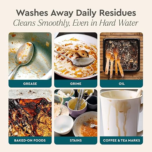 Puracy Dishwasher Pods, Natural Dishwasher Detergent, Free & Clear Dish tabs - Enzyme-Powered, Spot & Residue Free - TikTok Trend Items, Must Haves from TikTok Made Me Buy It (Citrus Skies, 18 Count)