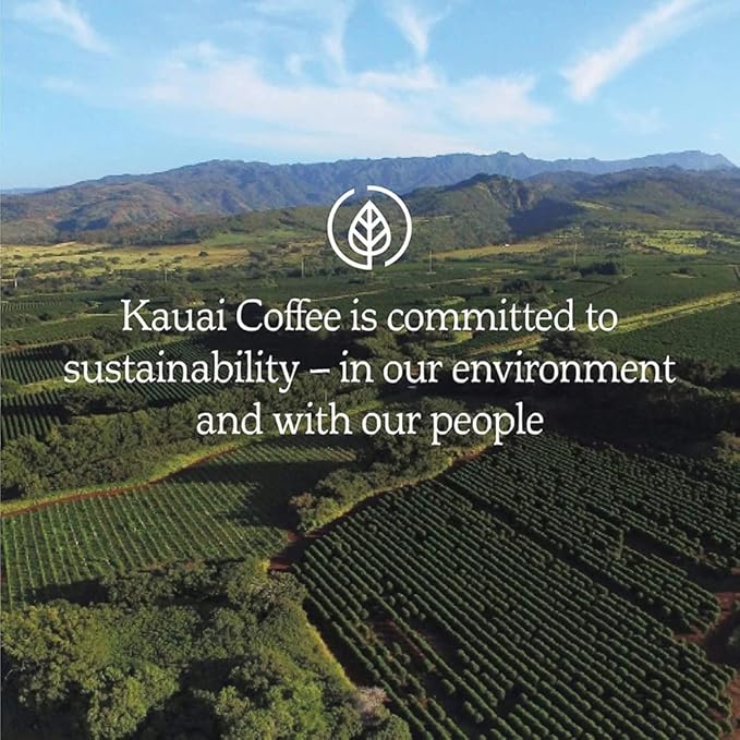 Kauai Coffee Pods Compatible with K-Cup Pods for Keurig Brewers – 20% Hawaiian Arabica – Medium Roast, Rich, Smooth, No Bitterness – Garden Isle, 1 Pack of 32 Single Serve Cups