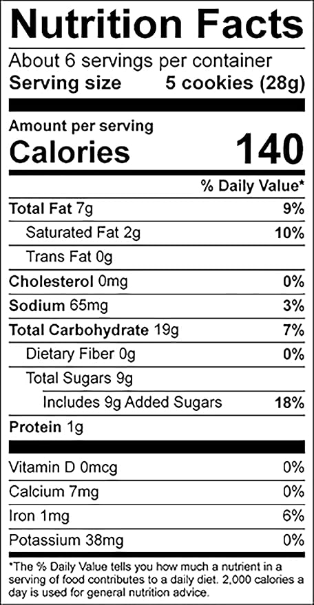 Cybele’s Free To Eat Gluten-Free & Vegan Mini Cookies - Plant-Based - Dairy, Soy, & Nut Free - Crunchy Cookie - School Safe Snack For Kids & Adults - (Mini Chocolate Chip, Pack of 6)