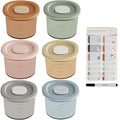 Moonkie Silicone Baby Food Containers | 4 oz Baby Food Storage Jars with Airtight Lids | Reusable Baby Food Jars, Freezer,Microwave and Dishwasher Safe, Perfect for Infant & Toddler