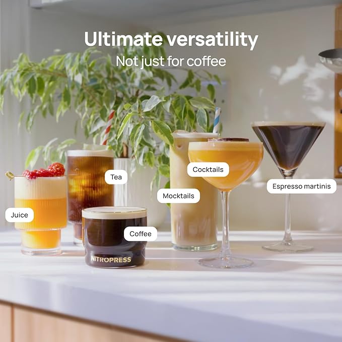 NitroPress Nitro Cold Brew Maker and Dispenser | At-Home Nitro Coffee Maker