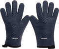 KITCHEN PERFECTION S Silicone Smoker Oven Gloves -Extreme Heat Resistant BBQ Gloves -Handle Hot Food Right on Your Grill Fryer Pit|Waterproof Oven Mitts |Superior Value Set+3 Bonuses
