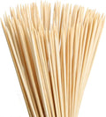 FLYPARTY Bamboo Marshmallow Roasting Sticks with 30 Inch 5mm Thick Extra Long Heavy Duty Wooden Skewers,Roaster Barbecue S'Mores Skewers Hot Dog Forks for Camping,Party,Kebab Sausage(120 Pcs)