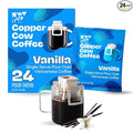 Copper Cow Coffee Premium Vietnamese Coffee: Single-Serve Vanilla Coffees (includes: 24 vanilla coffees)