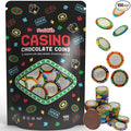 Fruidles Casino Poker Chips, Belgian Milk Chocolate Coins, Kosher Certified Dairy, Non GMO (100-Pack)