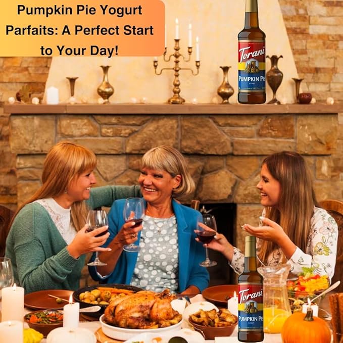 Jimoco® Syrup Pump Dispenser + Torani® Pumpkin pie Syrup, 25.4 oz - Coffee Syrup Pump & Flavoring Bundle