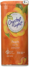 Crystal Light Peach Tea Drink Mix (36 Pitcher Packets, 6 Canisters of 6)