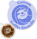 Stencil Stop Custom Coffee Stencil - Customizable for Business Logos, Faces, Images - 14 Mil Mylar Plastic (3.5 x 3.5 inches - 10 Pack)