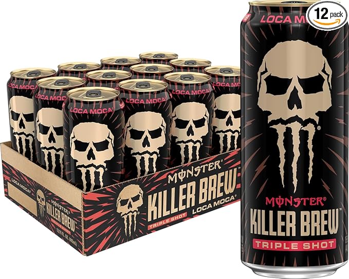Monster Energy Killer Brew Loca Moca,15 Fl Oz (Pack of 12)