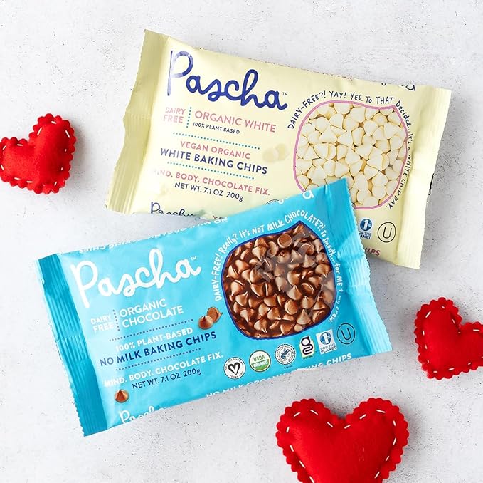 Pascha Organic Chip with Rice, Vegan Milk Chocolate, 56 Oz, Pack of 8