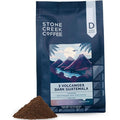 Stone Creek Coffee Dark Roast Ground Coffee – 12 Ounce (Pack of 1) – Smooth and Chocolatey Fresh Roasted Coffee Beans with Rich and Fruity Tasting Notes, 3 Volcanoes Dark Guatemala