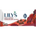 LILY'S Semi-Sweet Chocolate Style No Sugar Added, Baking Chips Bag, 9 oz