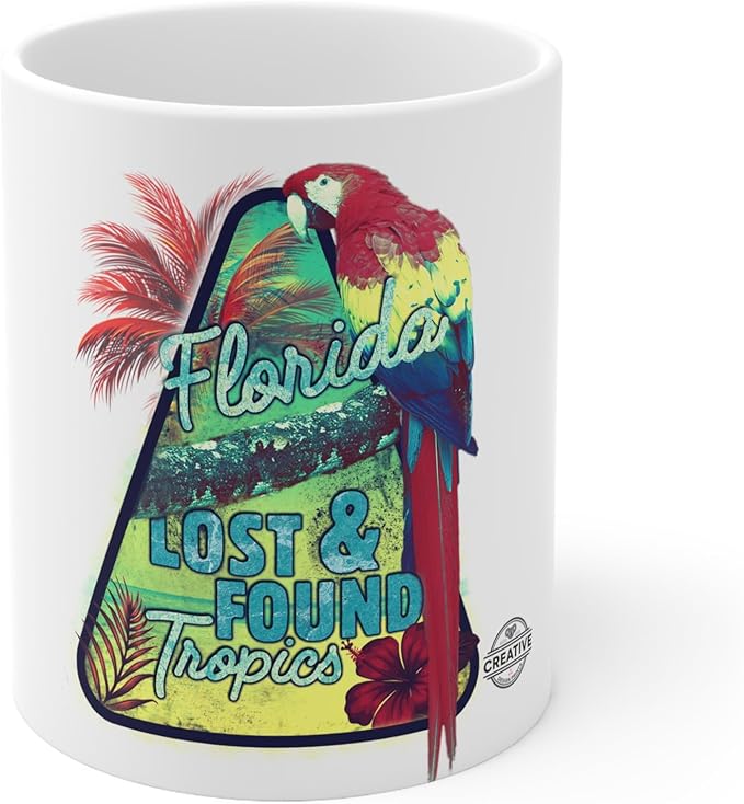 11 OZ Novelty Coffee Mugs - Christmas Gift (Florida Theme)