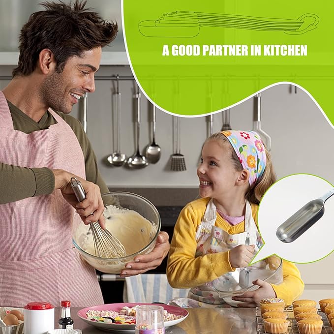 1PCS 1/8Teaspoon (0.63ml) Single Measuring Spoon, Individual Stainless Steel Long Handle Measure Tablespoon Only