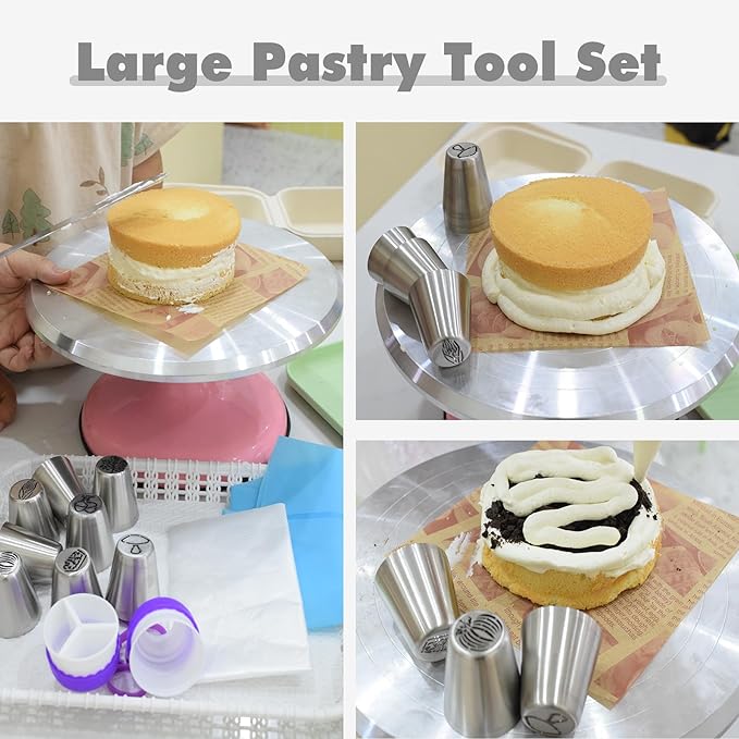 Thanksgiving Icing Piping Tips frosting kit Cake Decorating Tools disposable and Reusable Piping Bags Couplers Kit
