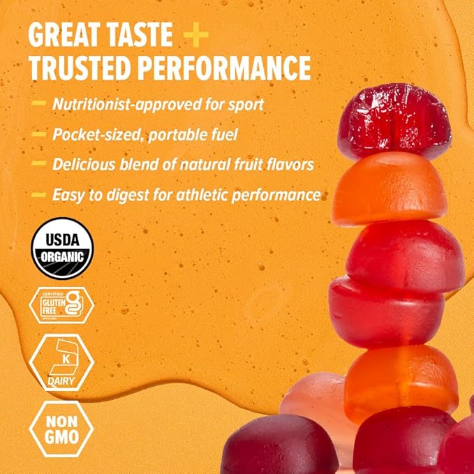 Honey Stinger Organic Energy Chew Variety Pack, 4 Pack Each of Fruit Smoothie, Citrus Splash and Pink Lemonade, Gluten Free & Caffeine Free, Energy Chews for Exercise, Endurance and Performance
