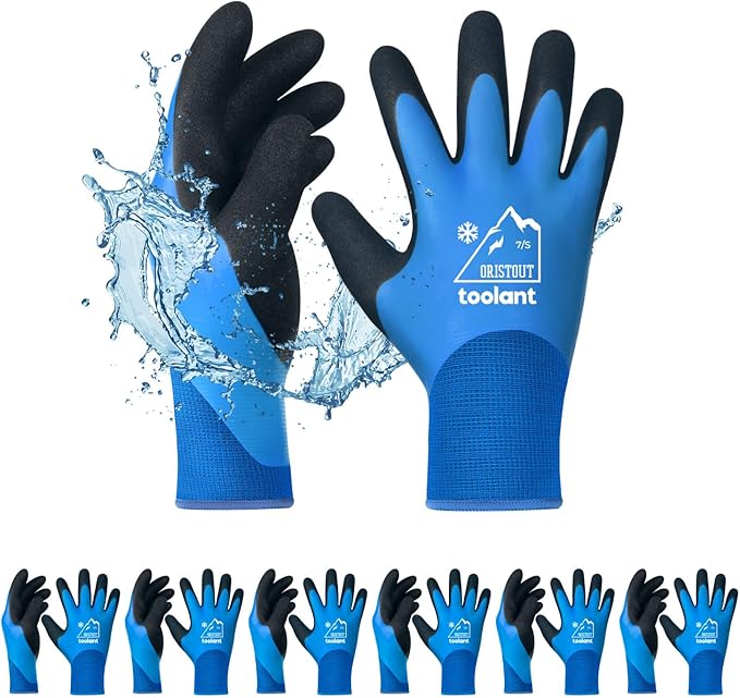 Waterproof Winter Work Gloves for Men and Women, Touchscreen, Freezer Gloves, Thermal Insulated, for Cold Weather