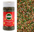 Mystic Sprinkles Christmas Holiday Sprinkle Mixes (A Classic Christmas In Gold Sanding Sugar 4oz)