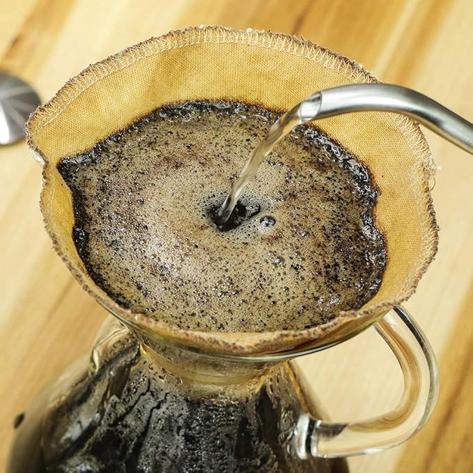 Organic Hemp Reusable Coffee Filter (1, No.4 Cone)