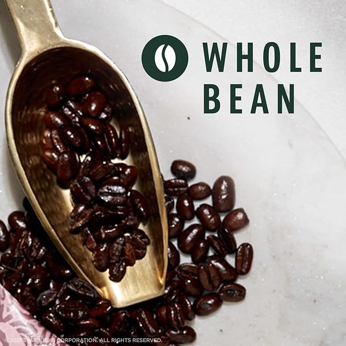 Starbucks Whole Bean Coffee, Medium Roast Coffee, Pike Place Roast, 100% Arabica, 1 bag (28 oz)