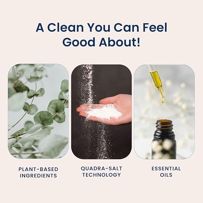 Natural Dishwasher Cleaner - Dish Washer Machine Descaler, Fights Grease & Limescale, Hard Water Stain Remover, Smell Eliminator for Clean Dishwashers - Lemon Fresh Scent, 4 oz (Pack of 1)
