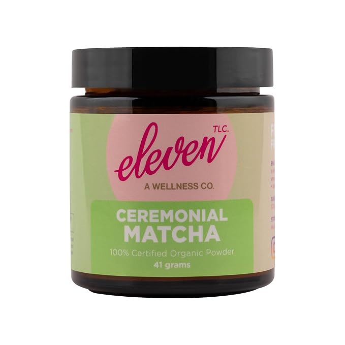 eleven TLC - CEREMONIAL MATCHA POWDER | 100% Organic | Sourced from Japan | GMO Free | 40 Servings