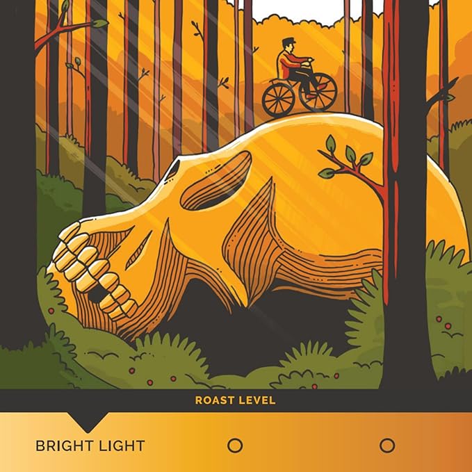 Stone Creek Coffee Light Roast Ground Coffee – 12 Ounce (Pack of 1) – Smooth Specialty Fresh Roasted Coffee Beans with Juicy and Citrus Tasting Notes, Boneshaker Colombia