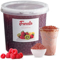 Fanale Popping Boba Pearls for Bubble Tea - 7 lb | Raspberry | Bursting Boba Pearls Bubble | Fruit Juice Flavor for Shakes, Dessert, Smoothie | FPB014