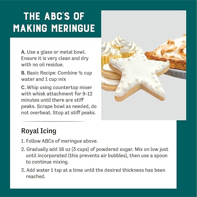 Judee's Gluten Free Meringue Powder Mix 40lb - No Preservatives, Non-GMO Gluten-Free & Nut-Free - Made in USA - Make Meringue Cookies, Pies, Frosting, and Royal Icing