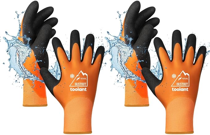 Waterproof Winter Work Gloves for Men and Women, Touchscreen, Freezer Gloves, Thermal Insulated, for Cold Weather