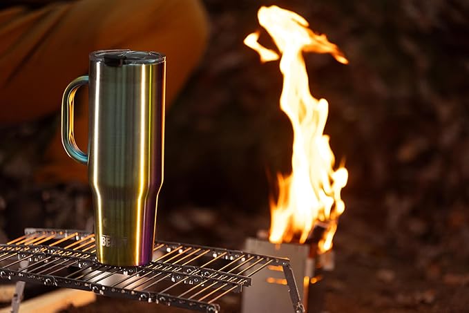 Beast 50 oz Tumbler Stainless Steel Vacuum Insulated Coffee Ice Cup Double Wall Travel Flask (Rainbow)