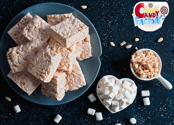 Sarah's Candy Factory Variety Dehydrated Marshmallow Bits, Vanilla Marshmallows in Jar, Assorted Marshmallows in Jar Vanilla-Vanilla