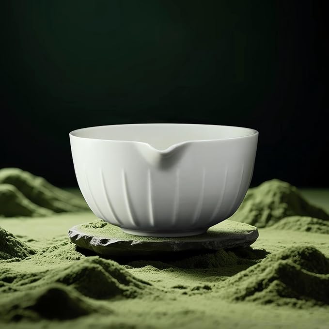 7 Pieces Matcha Whisk Set - Ceramic Matcha Kit with Bowl, Whisk, Holder, Bamboo Scoop, Rest, Sifter, and Tea Towel – Elegant Matcha Gift Set for Women